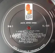 LP - Jack Jones - Jack Jones Sings - Mono