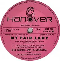 Jack Parnell & His Orchestra - Songs And Music From My Fair Lady