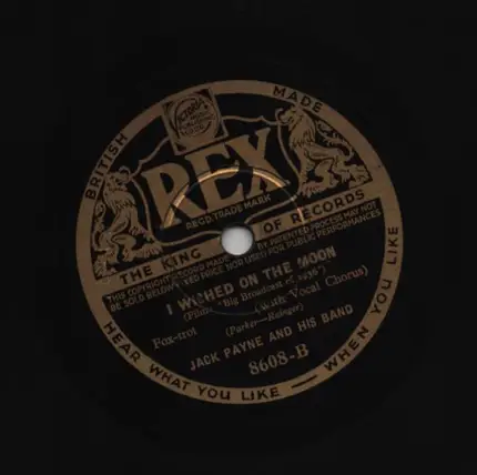 Jack Payne and his band - Why stars come out at night / I wished on the moon