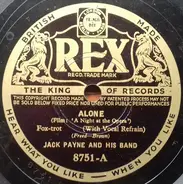 Jack Payne And His Band - Alone / The Star And The Rose