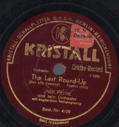 Jack Payne - The Last Round-Up / Trouble in Paradise