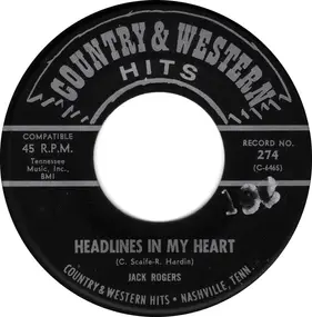 Bob Adams - Headlines In My Heart / I Love To Dance With Annie
