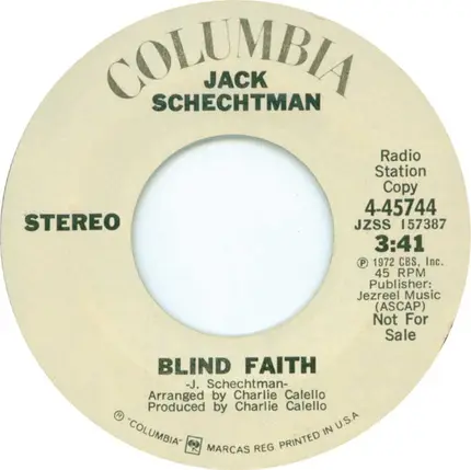 Jack Schechtman - Blind Faith