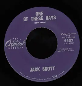 Jack Scott - One Of These Days