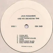 LP - Jack Teagarden And His Orchestra - 1944