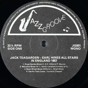 LP - Jack Teagarden / Earl Hines And His All-Stars - In England 1957 - Mono