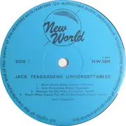 LP - Jack Teagarden - Jack Teagarden's Unforgettables - Mono