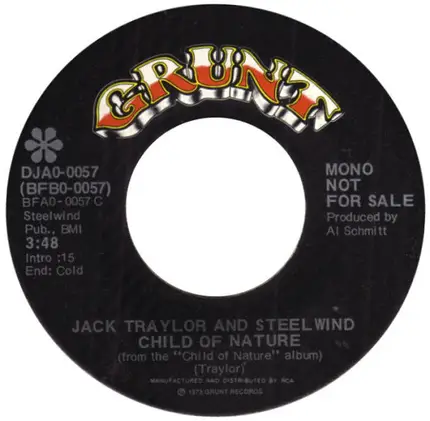 Jack Traylor And Steelwind - Child Of Nature / Time To Be Happy