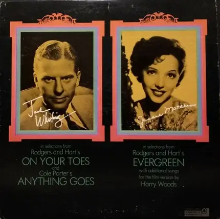 Jack Whiting , Jessie Matthews - Jack Whiting In Selections From "On Your Toes" And "Anything Goes", Jessie Matthews In Selections F