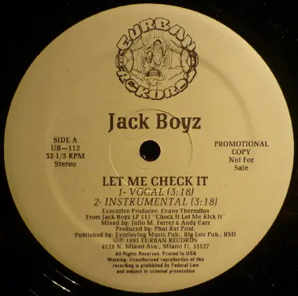 Jack Boyz - Let Me Check It
