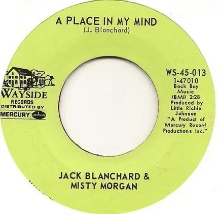 Jack Blanchard And Misty Morgan - A Place In My Mind / Humphrey The Camel