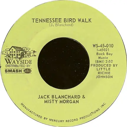 Jack Blanchard & Misty Morgan - Tennessee Bird Walk / The Clock Of St. James