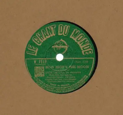 Jack Dieval - How High's The Moon/ Hit That Jive Jack