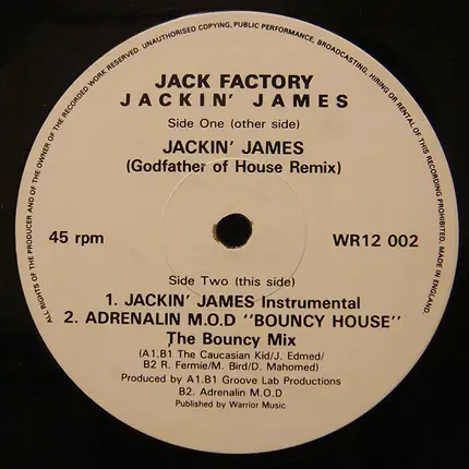 Jack Factory / Adrenalin M.O.D. - Jackin' James