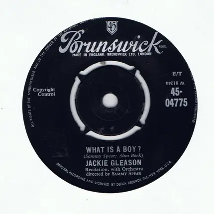 Jackie Gleason - What Is A Girl? / What Is A Boy?