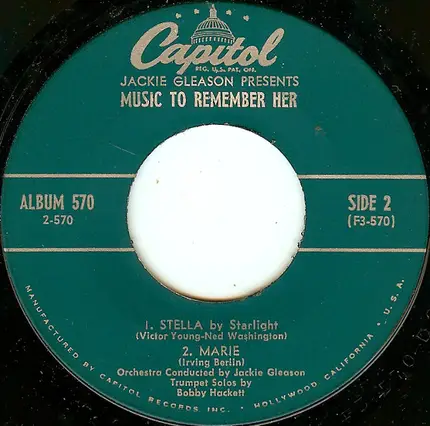 Jackie Gleason - Jackie Gleason Presents Music To Remember Her (Part 1)