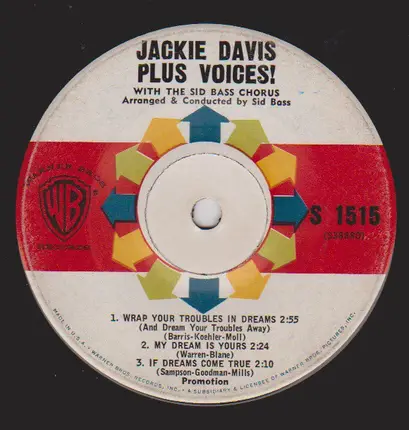 Jackie Davis , Sid Bass And His Orchestra - Jackie Davis Plus Voices !