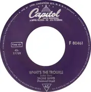 7inch Vinyl Single - Jackie Davis - What's The Trouble - Company sleeve