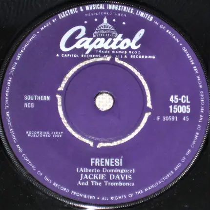Jackie Davis - Gonna Get A Girl / Frenesi