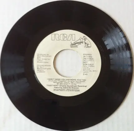 Jackie DeShannon - I Don't Need You Anymore