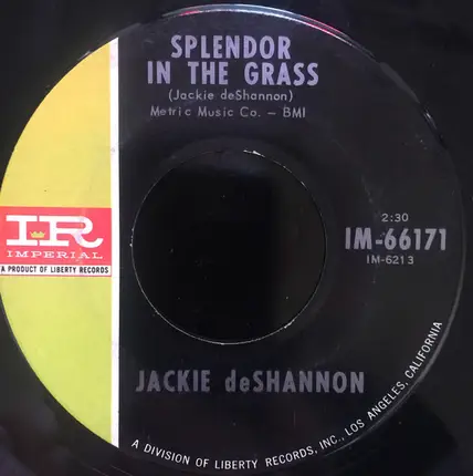 Jackie DeShannon - Come And Get Me / Splendor In The Grass
