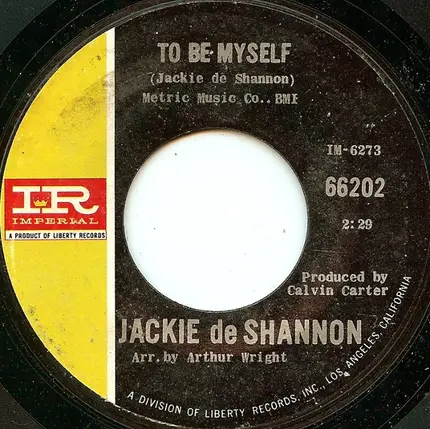 Jackie DeShannon - I Can Make It With You / To Be Myself
