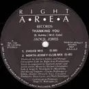 12inch Vinyl Single - Jackie Jones - Thanking You