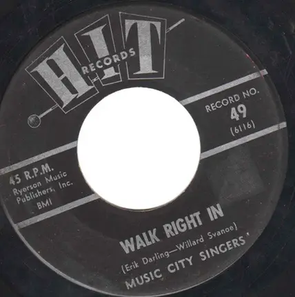 Jackie Ott / The Music City Singers - From A Jack To A King / Walk Right In
