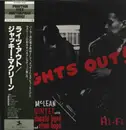 LP - Jackie McLean Quintet With Donald Byrd And Elmo Hope - Lights Out! - Mono / + OBI, insert