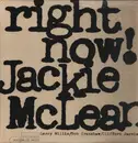 LP - Jackie McLean - Right Now! - 1st Mono Press w/ New York USA Labels