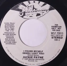 Jackie Payne - I Found Myself (When I Lost You)