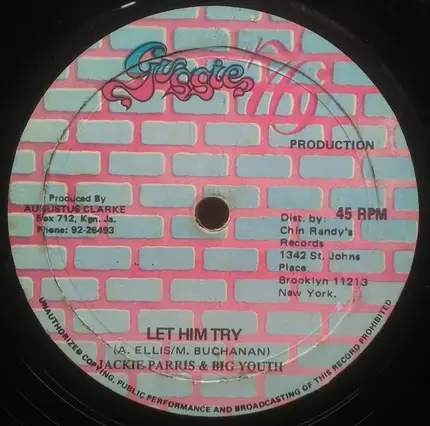 Jackie Paris & Big Youth - Really Together / Let Him Try