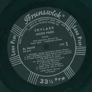 LP - Jackie Paris - Skylark - Mono