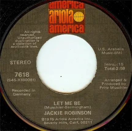 Jackie Robinson - Movin' Like A Superstar