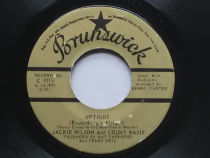 Jackie Wilson and Count Basie - Uptight / For Your Precious Love