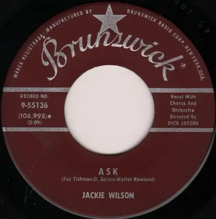 Jackie Wilson - I'll Be Satisfied