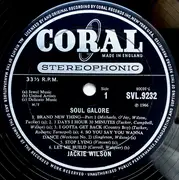 LP - Jackie Wilson - Soul Galore