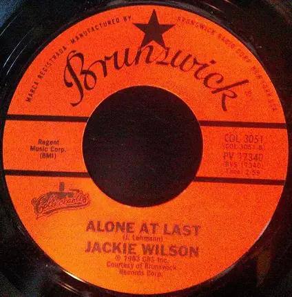 Jackie Wilson - Talk That Talk / Alone At Last