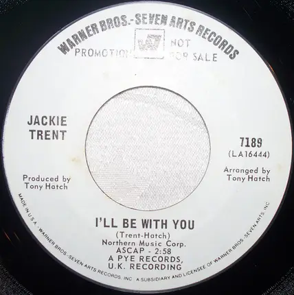 Jackie Trent & Tony Hatch - The Two Of Us / I'll Be With You