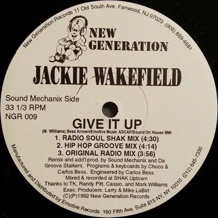 Jackie Wakefield - Give It Up