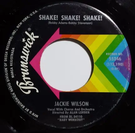 Jackie Wilson - Shake! Shake! Shake! / He's A Fool