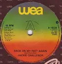 7inch Vinyl Single - Jackie Challenor - Back On My Feet Again