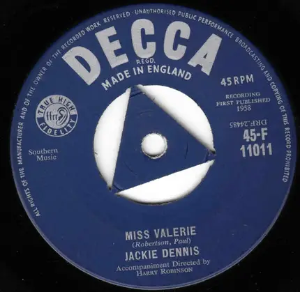 Jackie Dennis - My Dream