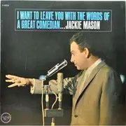 LP - Jackie Mason - I Want To Leave You With The Words Of A Great Comedian