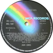 LP - Jack Jones - Jack Jones Greatest Hits