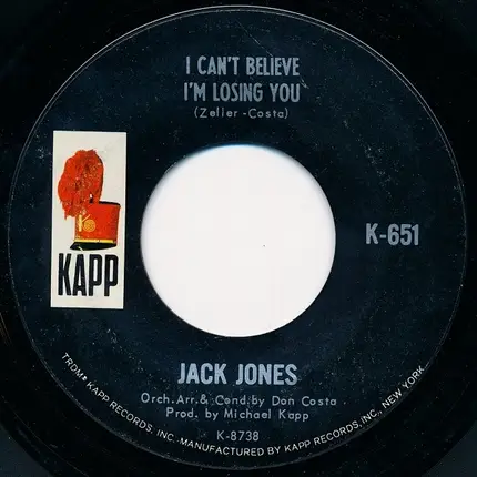 Jack Jones - The Race Is On