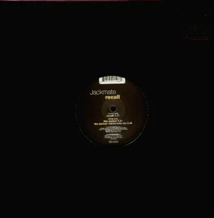 Jackmate - Recall/the Jacker - Ltd. Re Release