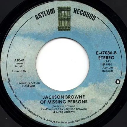 Jackson Browne - That Girl Can Sing