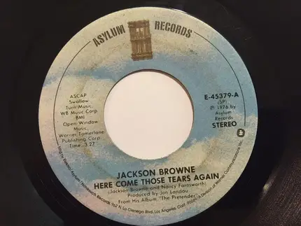 Jackson Browne - Here Come Those Tears Again