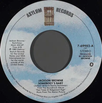 Jackson Browne - Somebody's baby